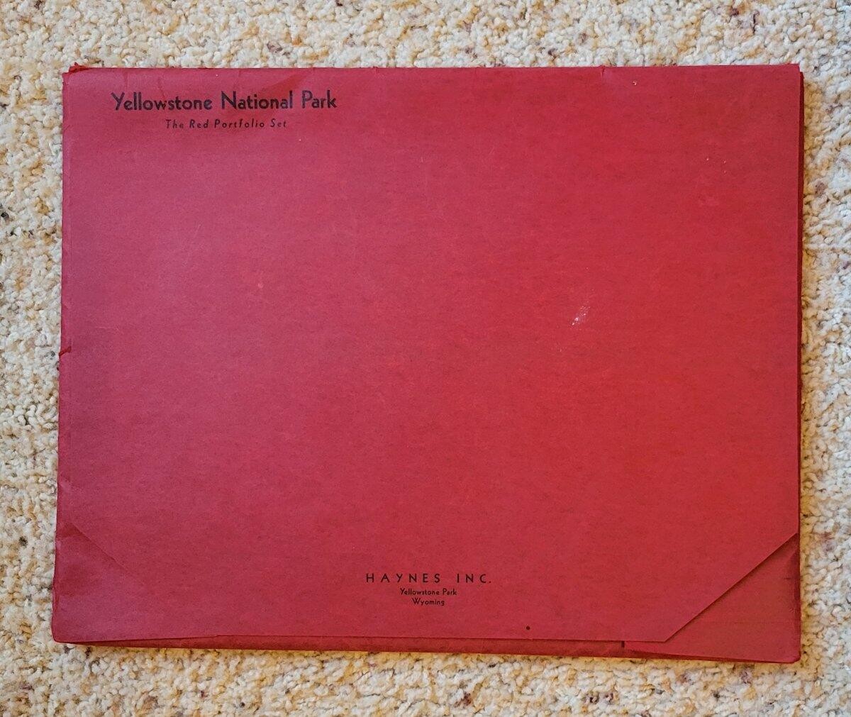 Vintage Yellowstone National Park Portfolio Set Haynes & Large Postcards