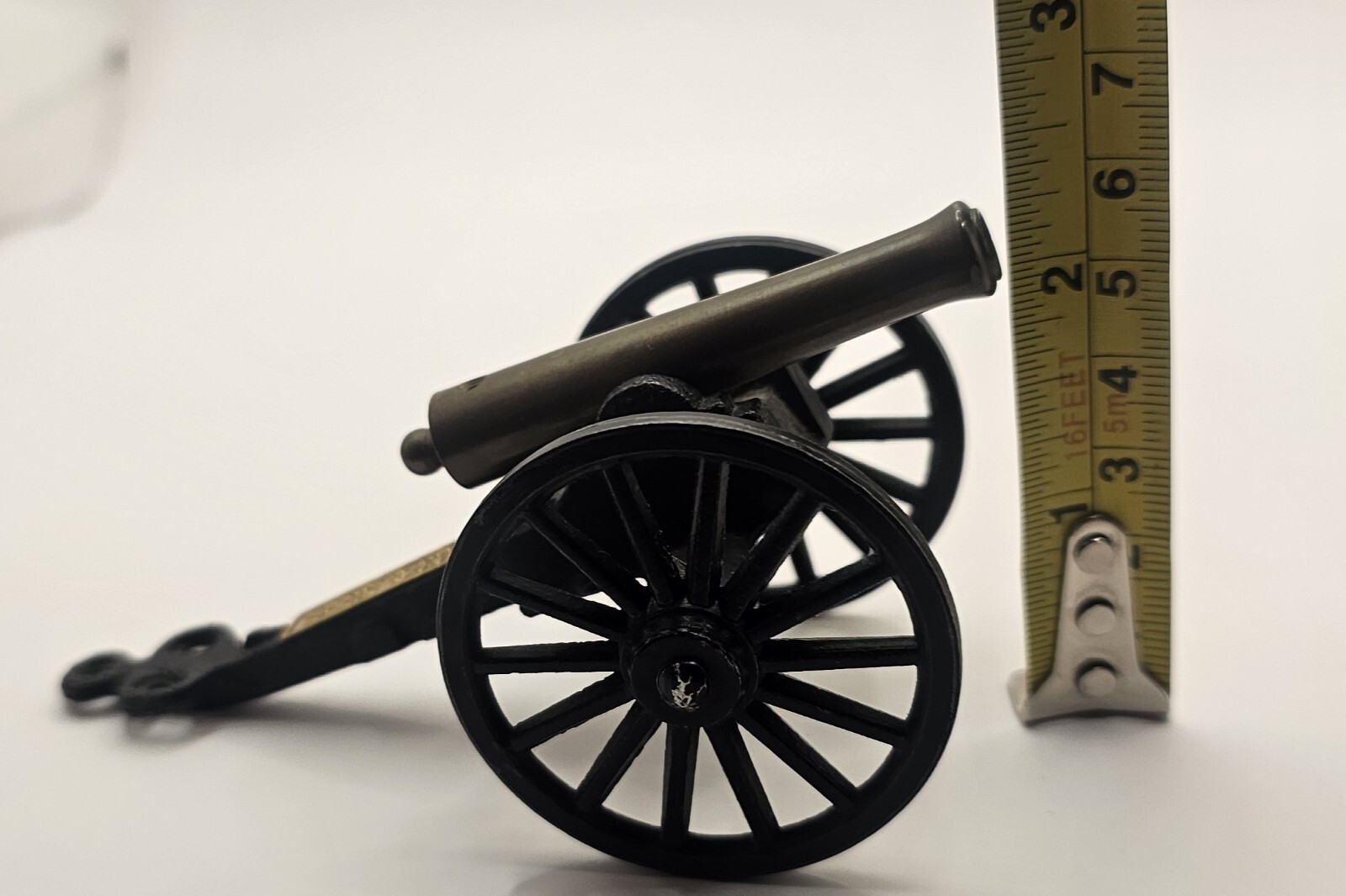 Vtg Miniature Replica Cannon Pea Ridge National Military Park 4.5″ Cast Iron