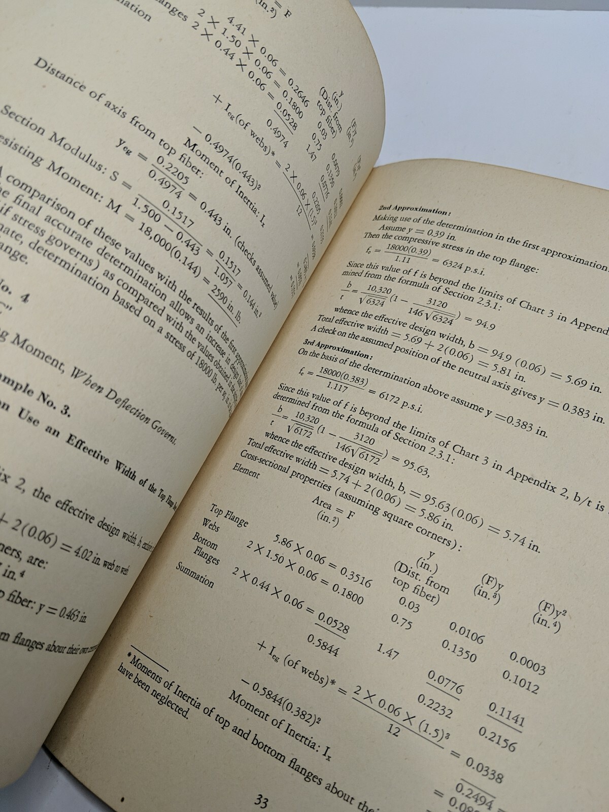 1946 Specification design light gage steel structural Iron steel & Letter/card