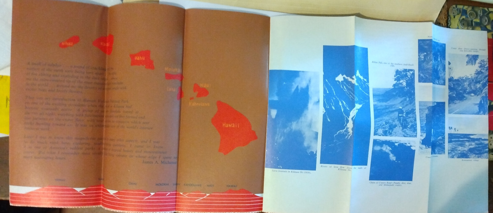 RARE 1974 “HAWAII VOLCANOES NATIONAL PARK, HAWAII” brochure – NPS Hawaii