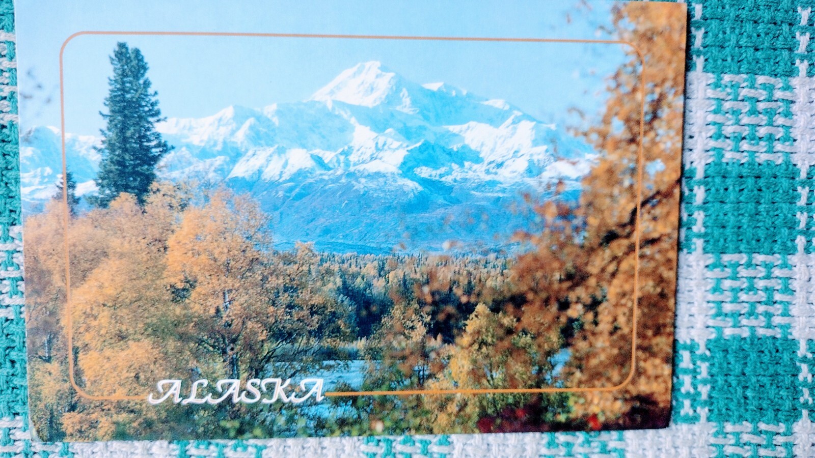 BEAUTIFUL POST CARD MT.MCKINLEY PARKS HIGHWAY DENALI NATIONAL PARK.ALASKA