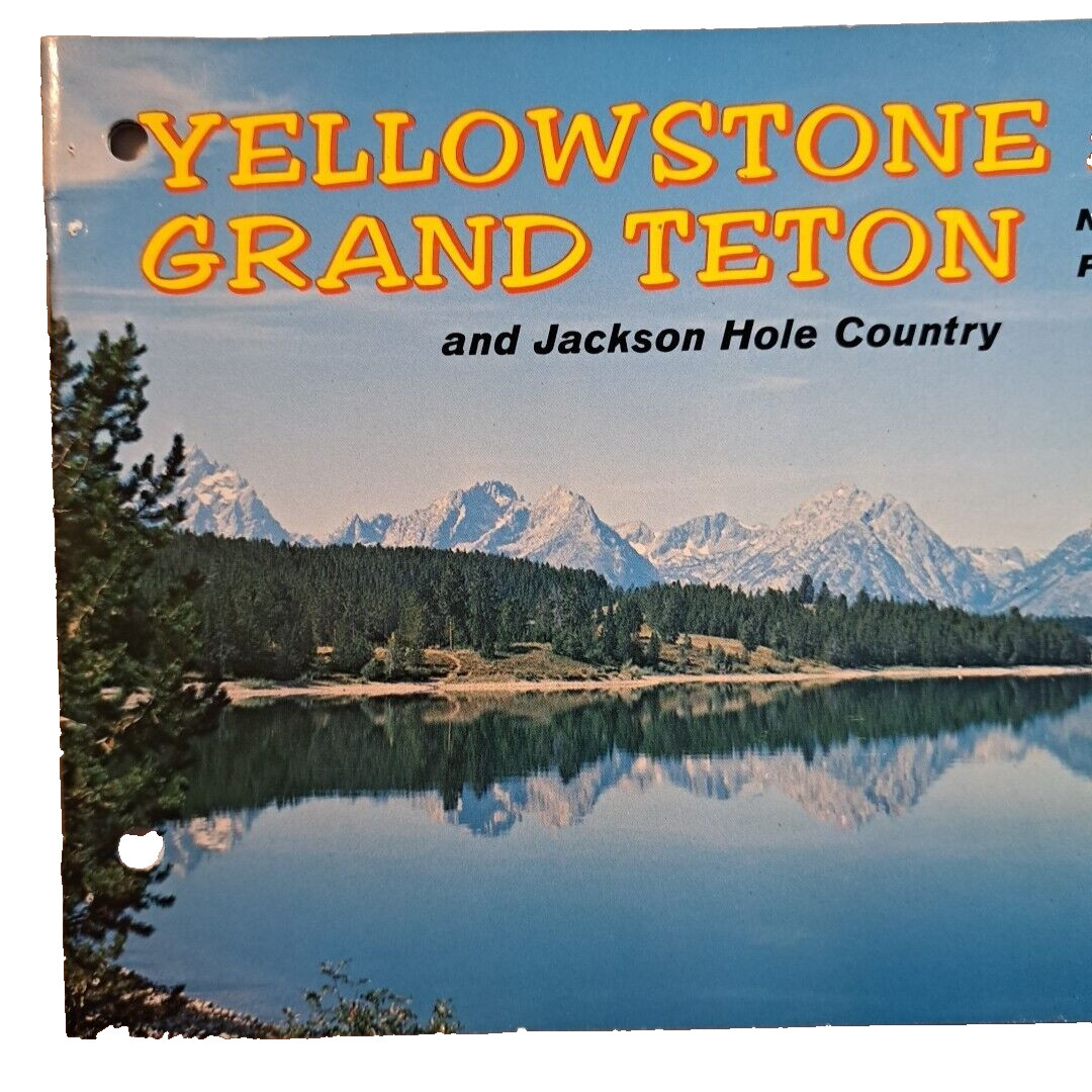 Yellowstone Grand Teton National Parks & Jackson Hole Country💥WYOMING c1960s
