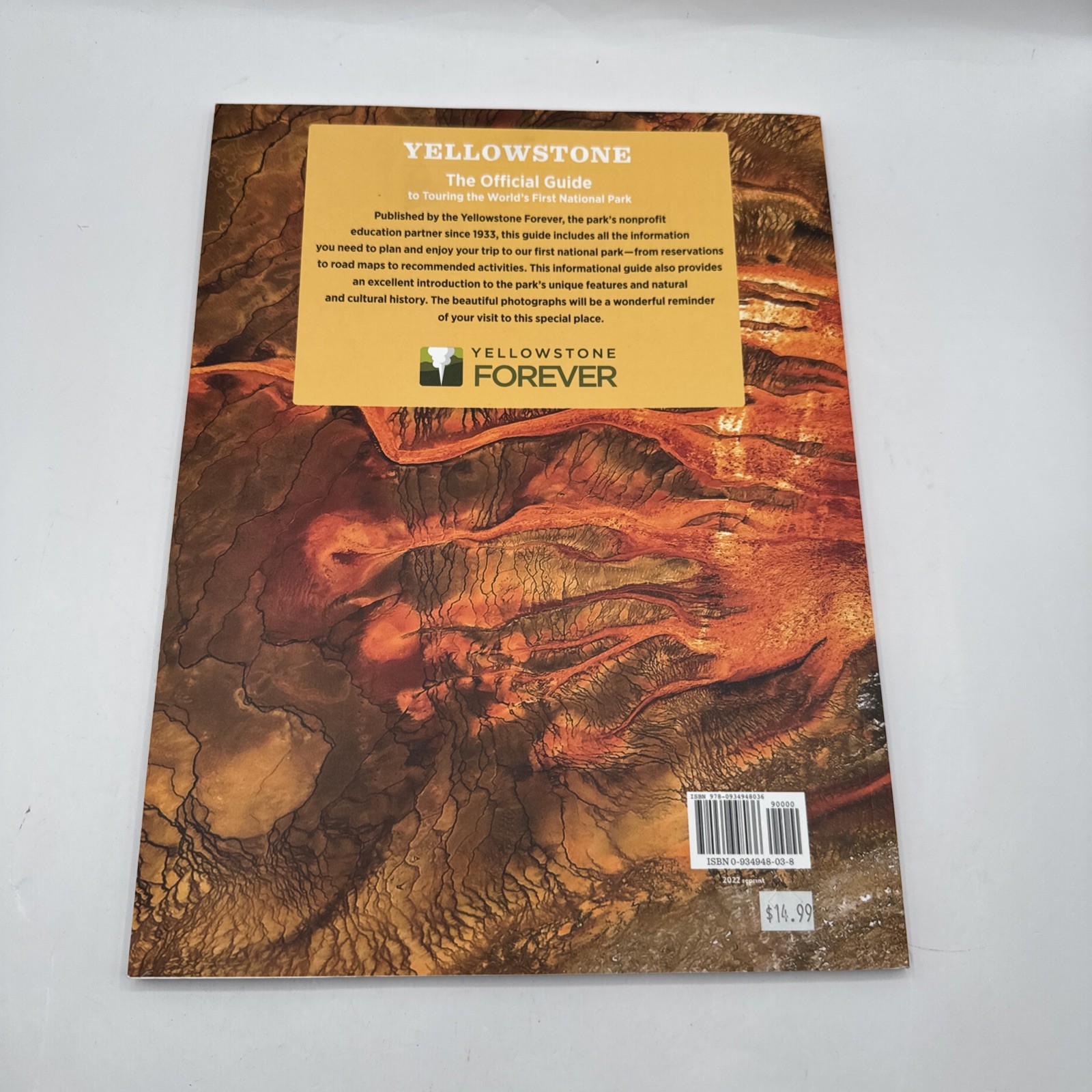 Lot of Vintage Yellowstone National Park Guide Book Map 20 Postcards