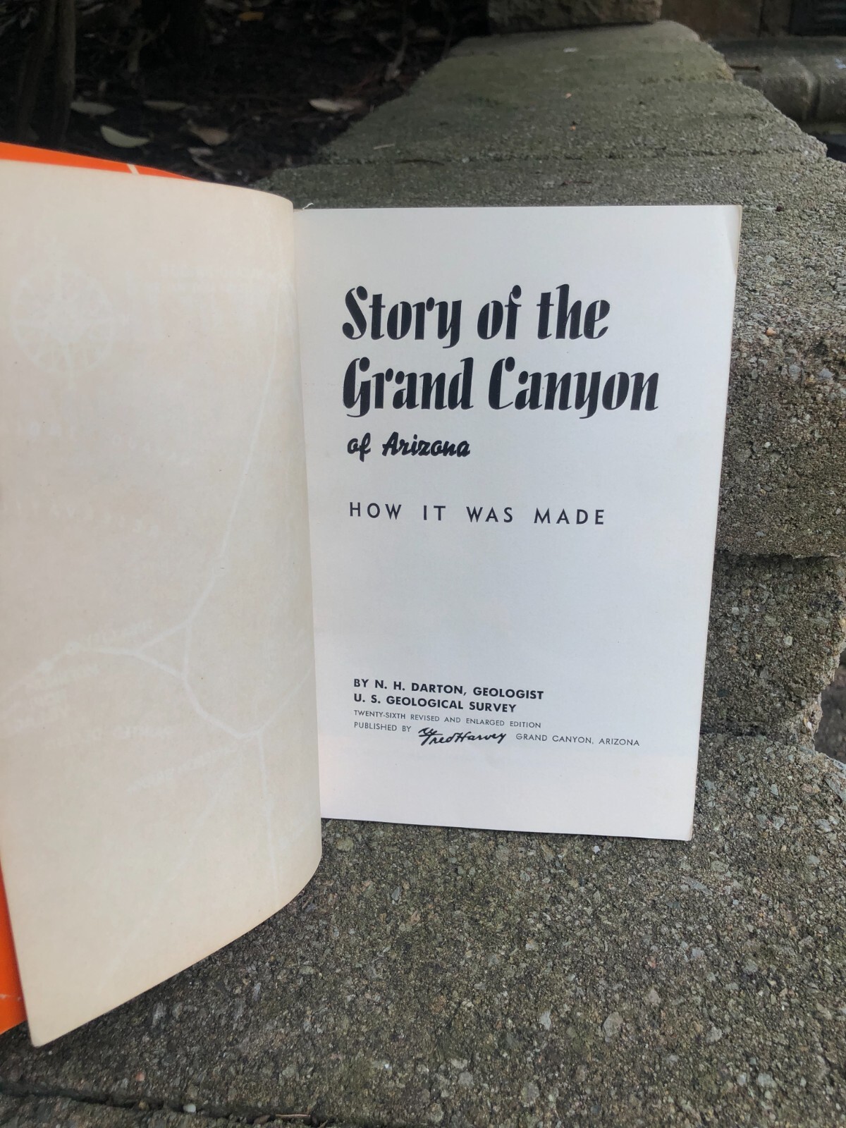 1952 Story of the Grand Canyon How it was Made Booklet