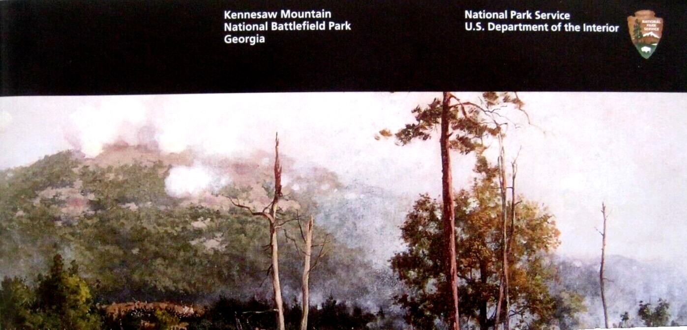 Kennesaw Mountain National Battlefield Park National Park Service Brochure Map