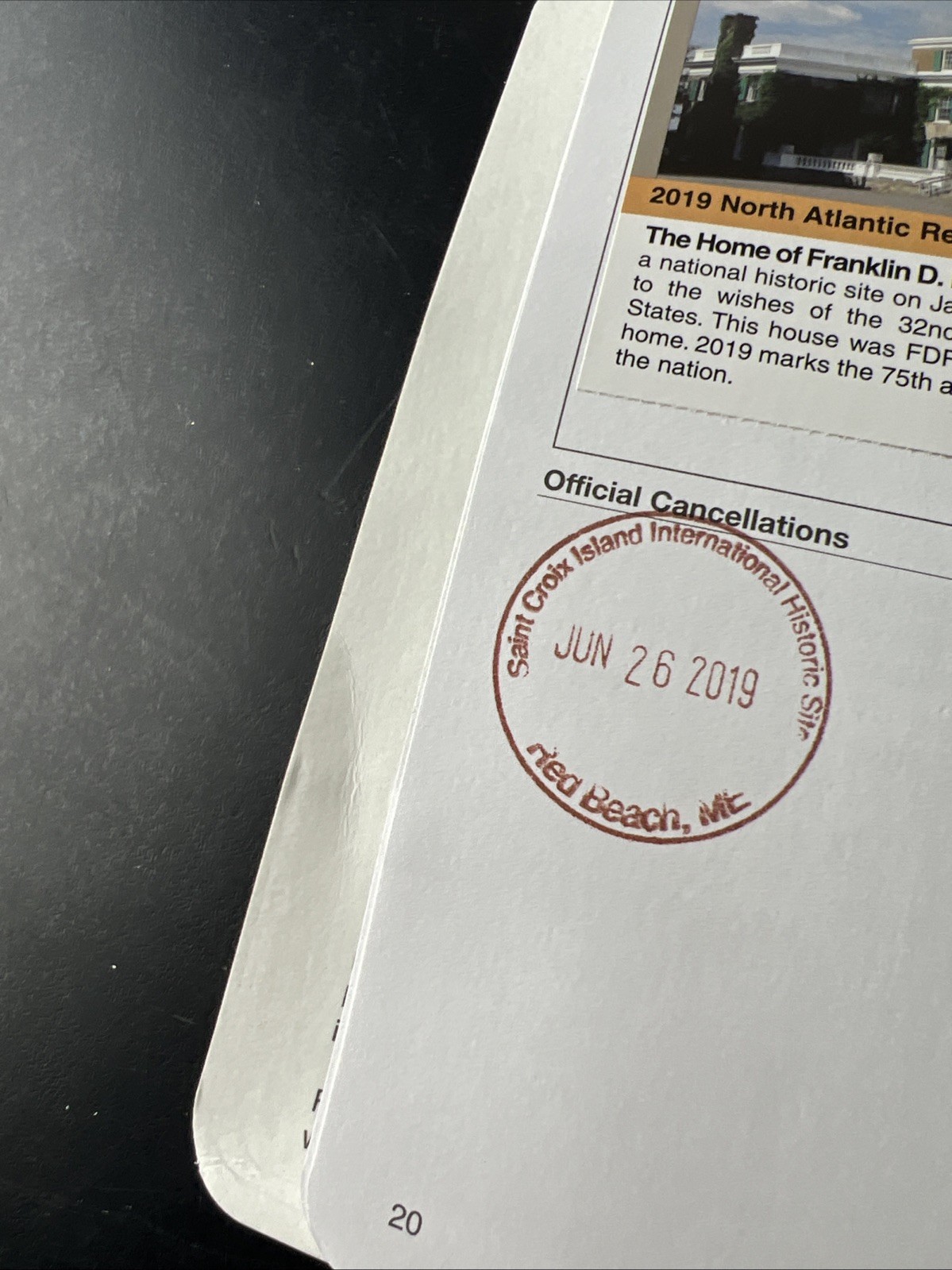 Passport To Your National Parks Official Stamp & Cancellations Tracking Record