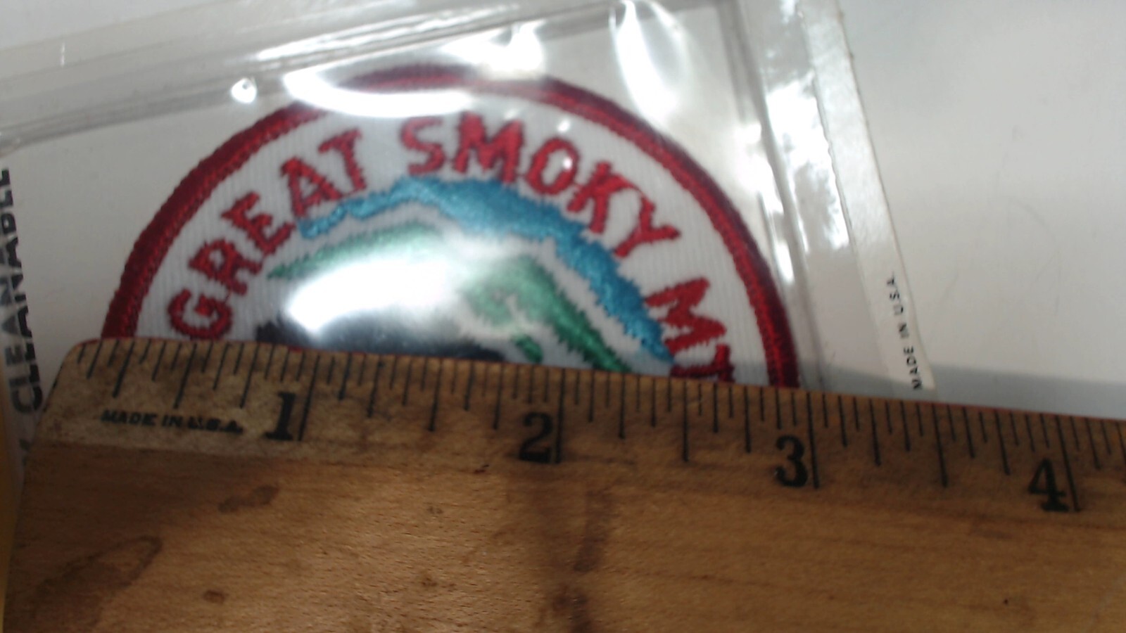 Great Smoky Mtns Tennessee Black Bear Round Embroidered Patch THE SHOW OFFS NOS