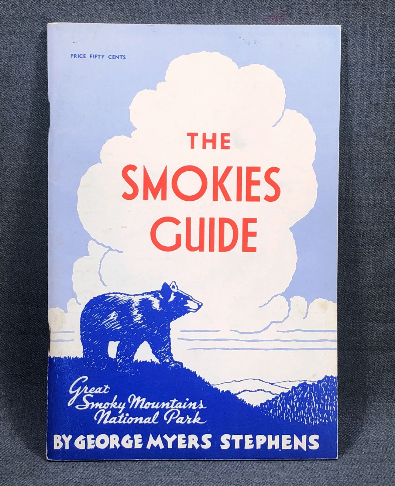 1962 The Smokies Guide George Myers Stephens National Park Old Booklet