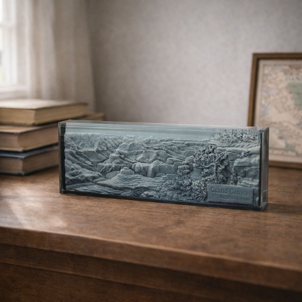 Grand Canyon National Park Landscape Resin 3D Desk Decor Artwork