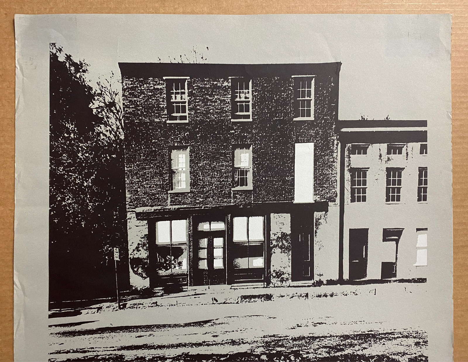 1972 Harper’s Ferry Historical Association Poster Philip Frankel & Co. Building