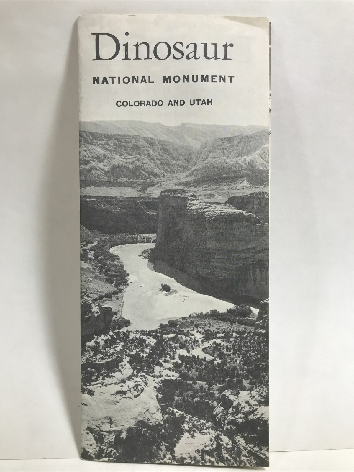 1962 DINOSAUR NATIONAL MONUMENT Highway Road Map Tourist Travel Tour Guide