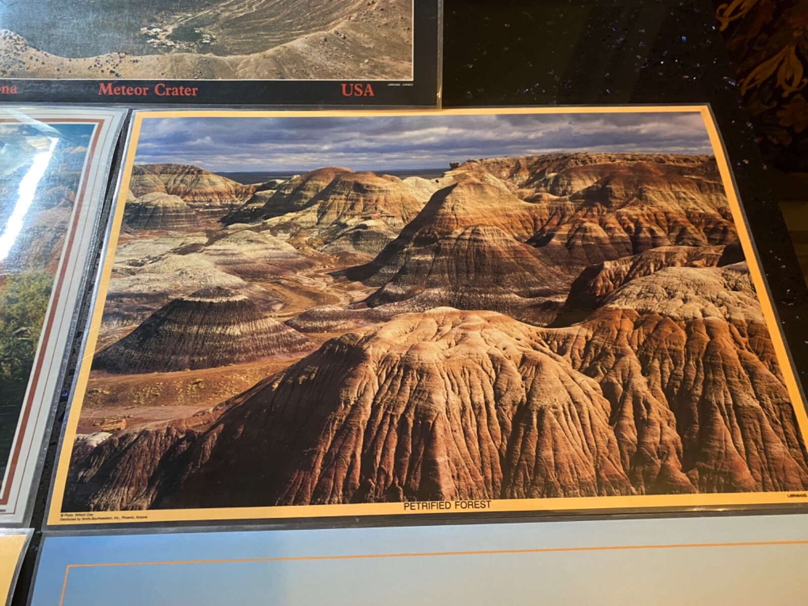 lot of 4 Grand Canyon Painted desert Petrified forest National Parks table mats