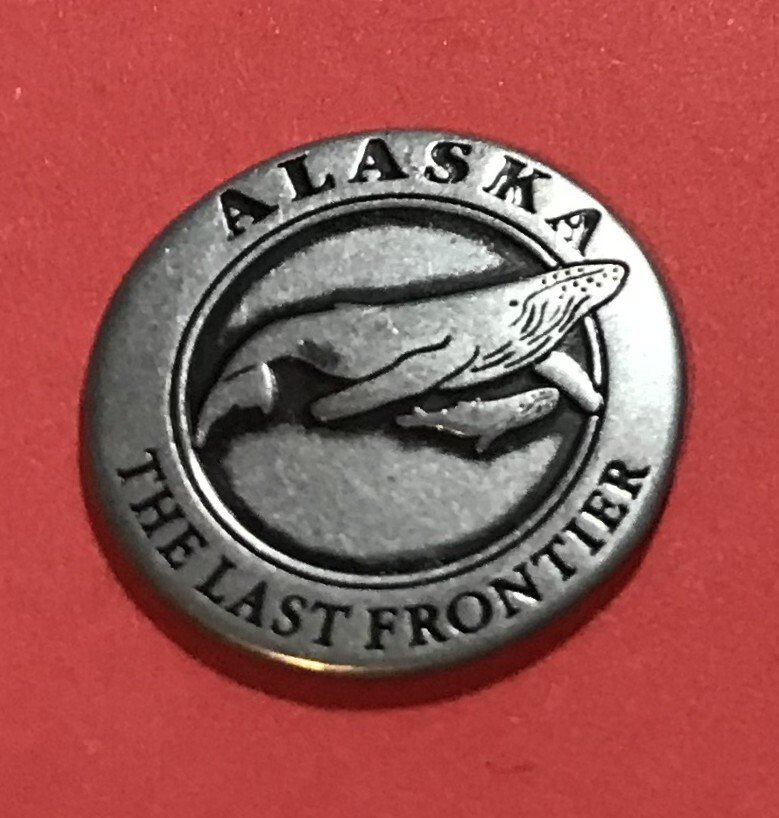 Alaska Statehood Whale Collectible Token