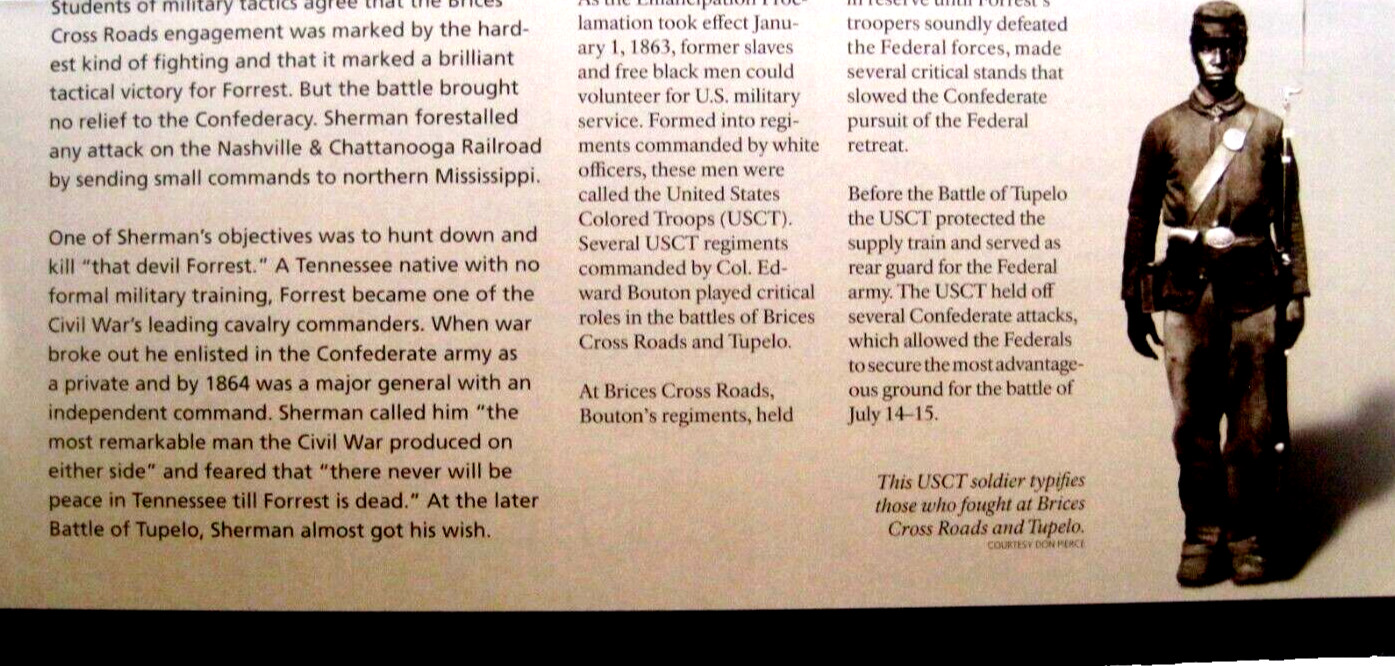 Brices Cross Roads & Tupelo Battlefield National Park Service Unigrid Brochure