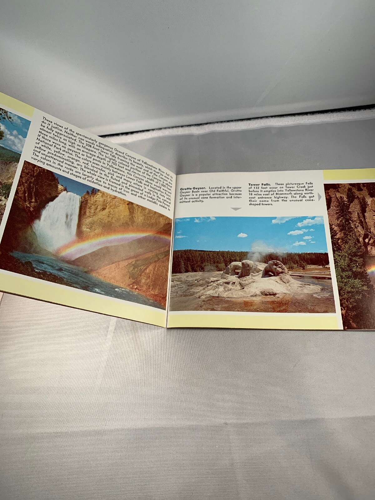 1968 Yellowstone Grand Teton National Park Color Brochure