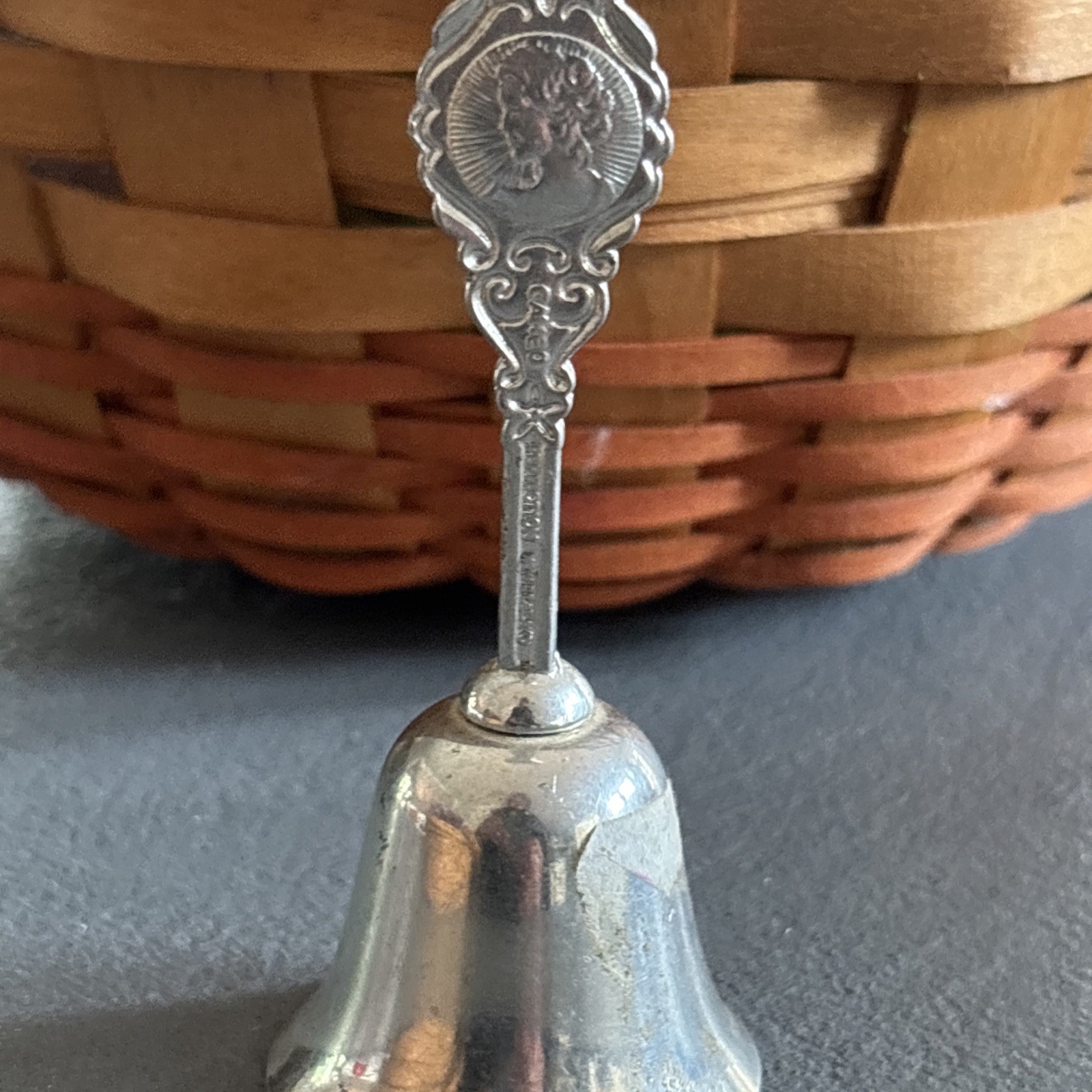 Rocky Mountain National Park Siver Plated Suvineir Bell Vintage