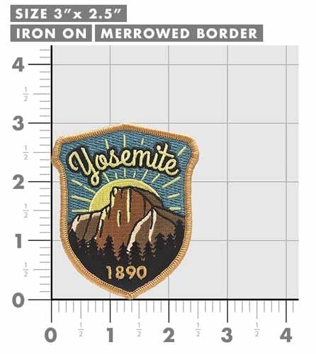 Yosemite National Park Patch Iron-On Applique Souvenir Gift