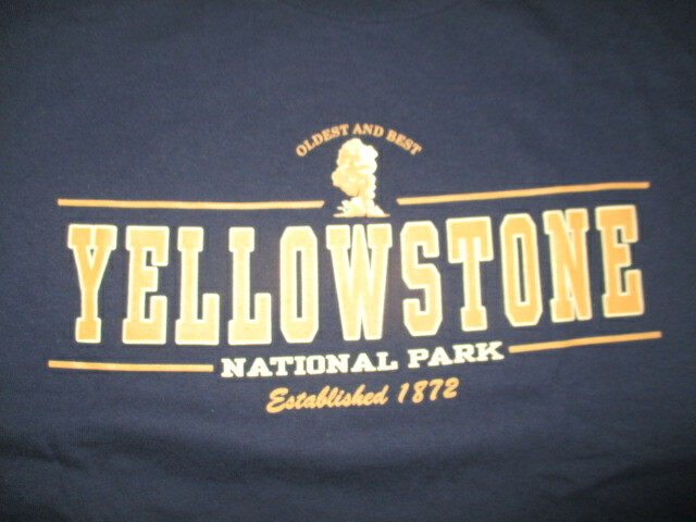 Vintage YELLOWSTONE National Park Established 1872 (2XL) T-Shirt