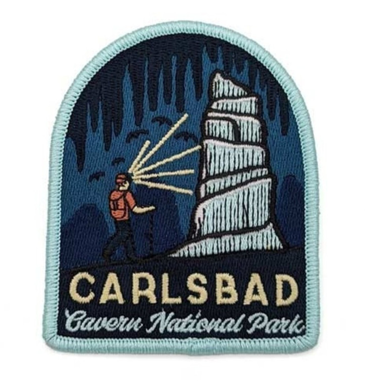 Carlsbad Caverns National Park Patch Iron-On Applique Souvenir Gift