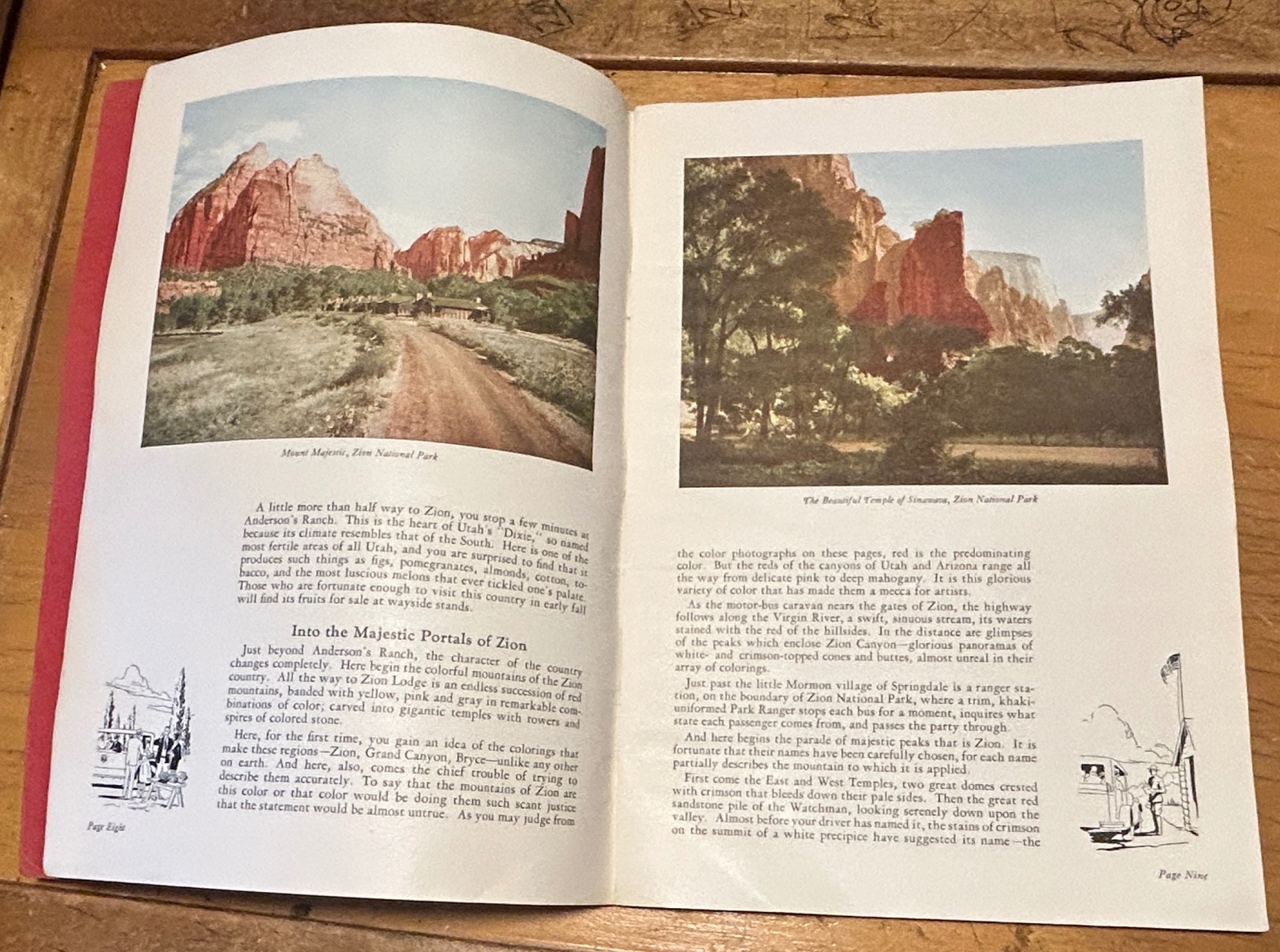 1931 UNION PACIFIC RAILROAD ZION BRYCE GRAND CANYON NATIONAL PARK BOOKLET FULTON