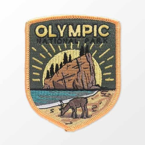 Olympic National Park Patch Iron-On Applique Souvenir Gift