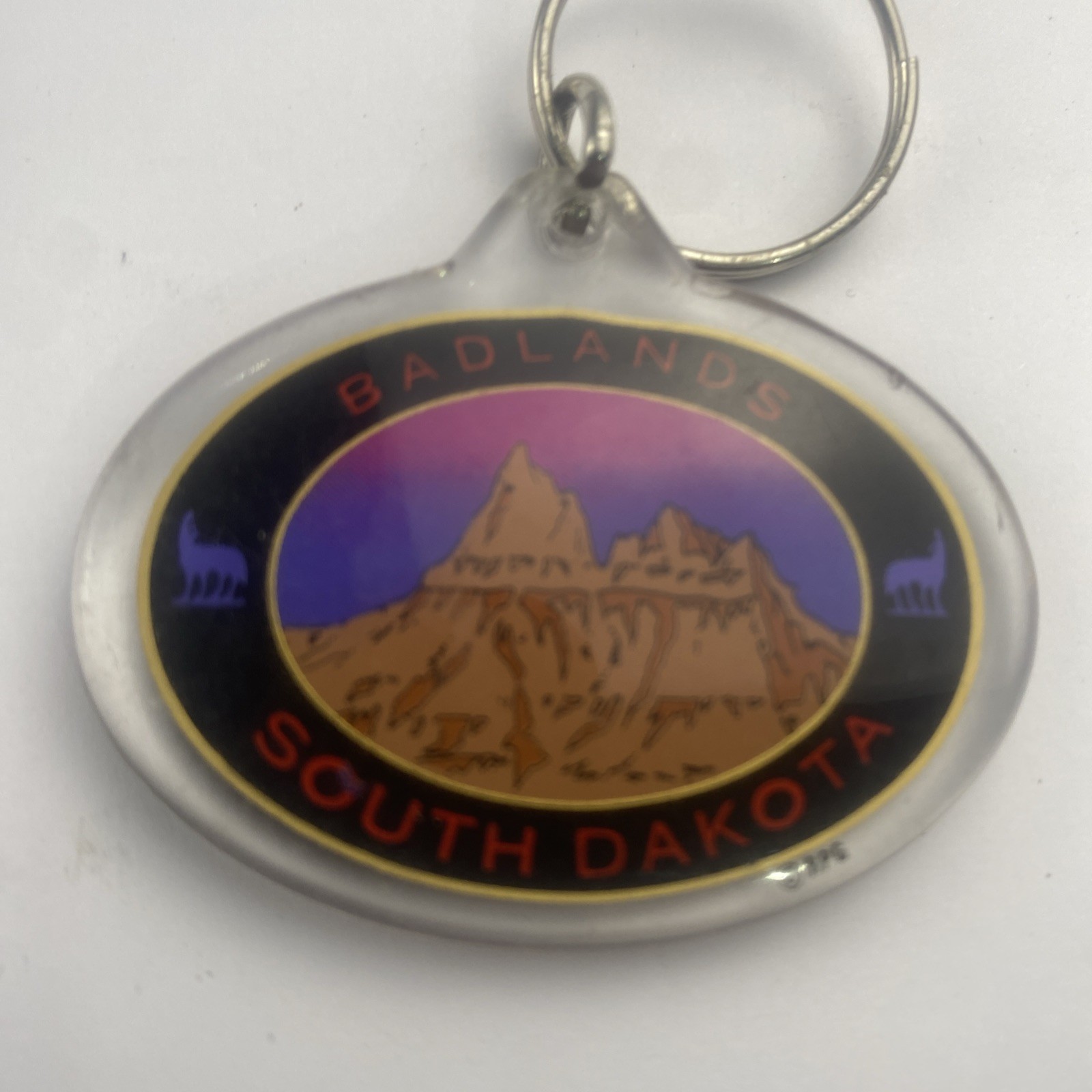 Badlands National Park South Dakota Souvenir Acrylic Keychain