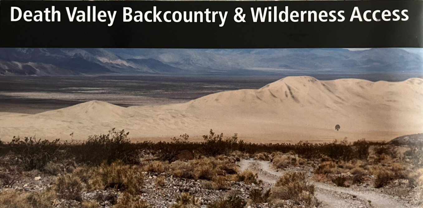 DEATH VALLEY BACKCOUNTRY & WILDERNESS NATIONAL PARK SERVICE UNIGRID BROCHURE/MAP