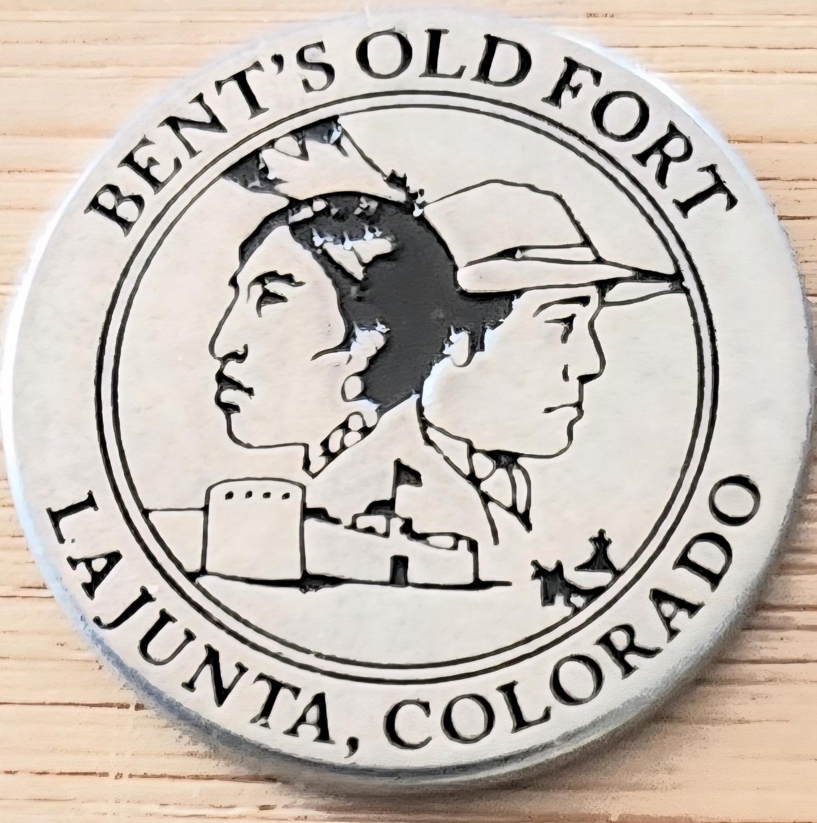 UPDATED DESIGN – BENT’S OLD FORT NATIONAL HISTORIC SITE – PARK TOKEN – COLORADO