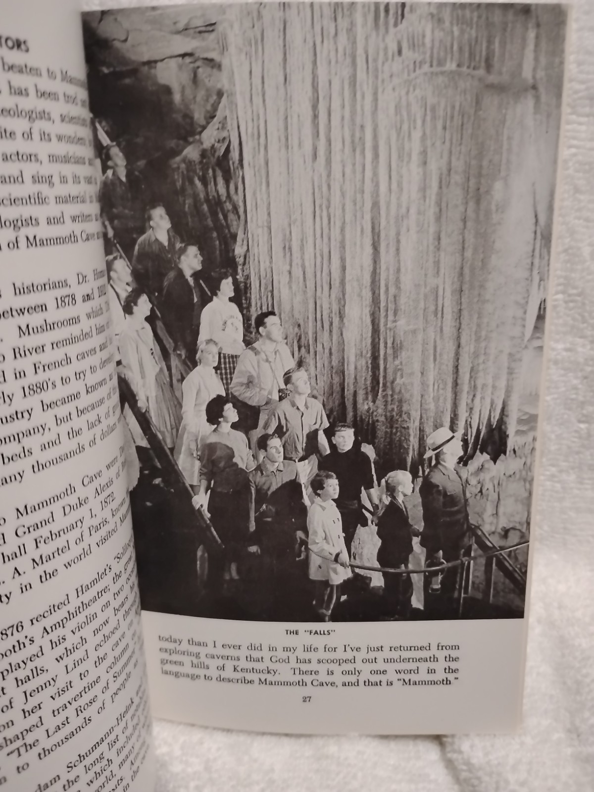 The Story of Mammoth Cave National Park History By Margaret Bridwell Vtg 1971 PB