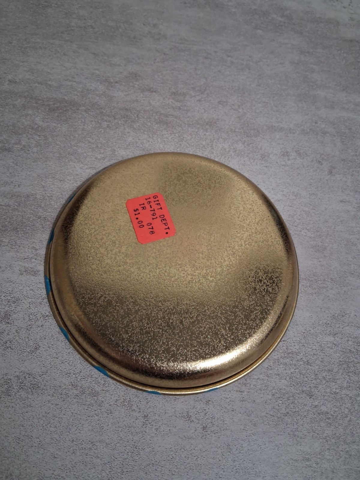 Vintage Yellowstone National Park Souvenir Dish Plate Tray Tin 5.5″ Round