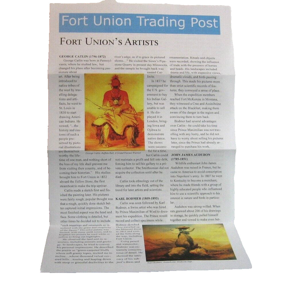 NPS Brochure Fort Union Trading Post National Historic Site People of the Fort