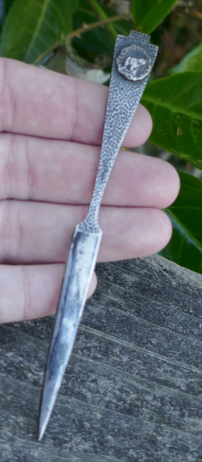 Vintage Yellowstone National Park Small Letter Opener – 4.75″ Long