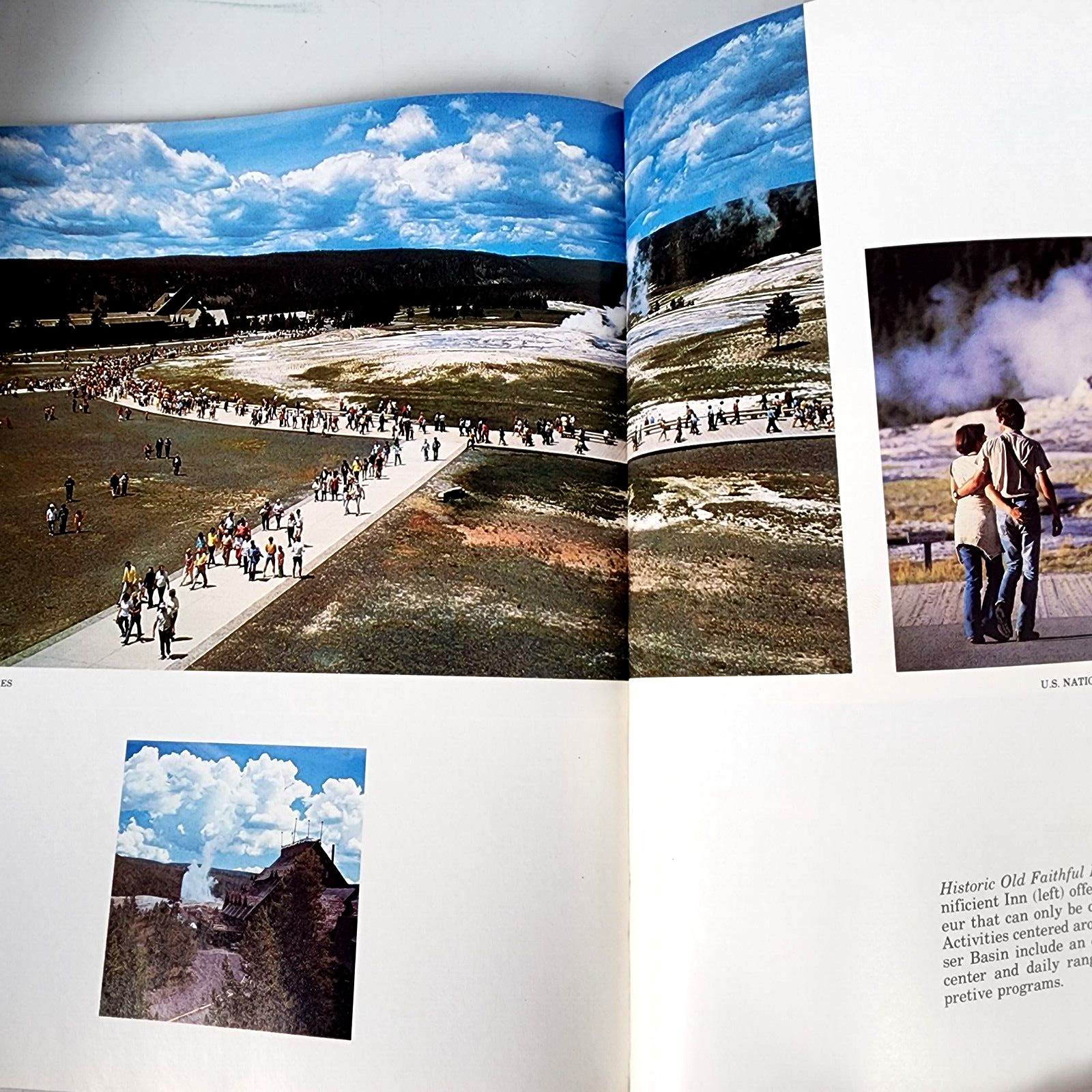 Yellowstone Grand Old Park Book Adam Randolph Collings Illustrated Photos .