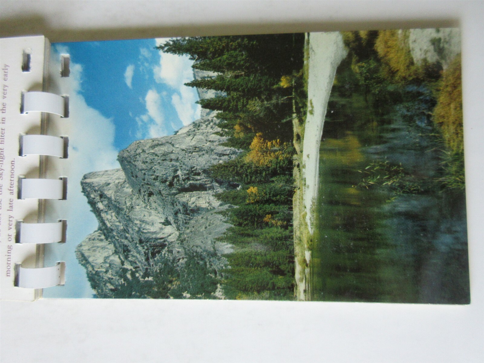 1955 Yosemite Picture And Photo Guide Spiral Bound 6″ x 3.5″ Souvenir Book
