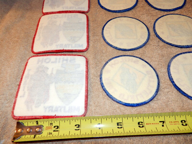 1972 SHILOH Military Trail Battlefield Trek National Park Centennial 9 PATCH LOT