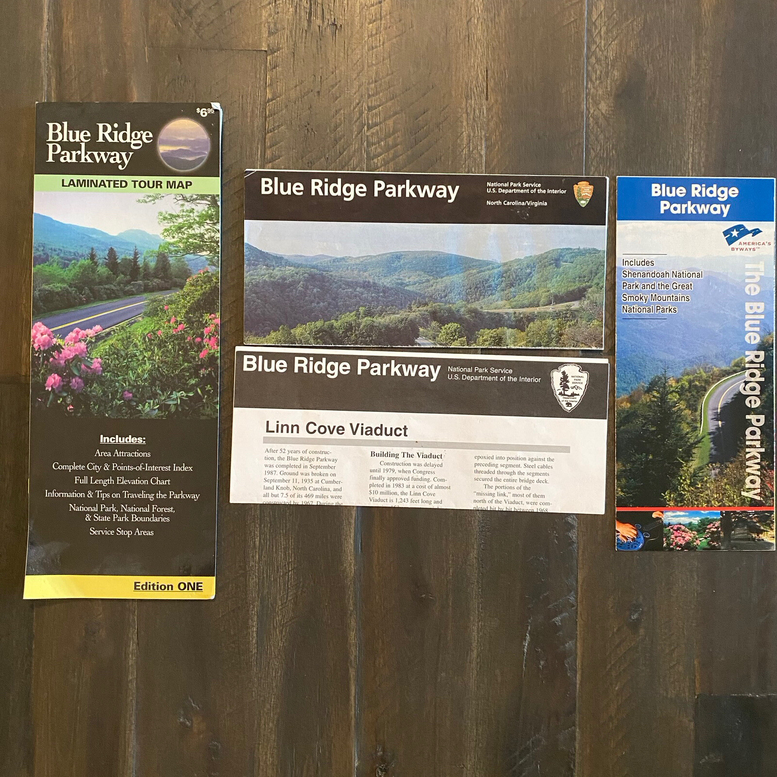 Large Lot Of U.S. National Park & State Tour Maps, Travel Brochures & Newspapers