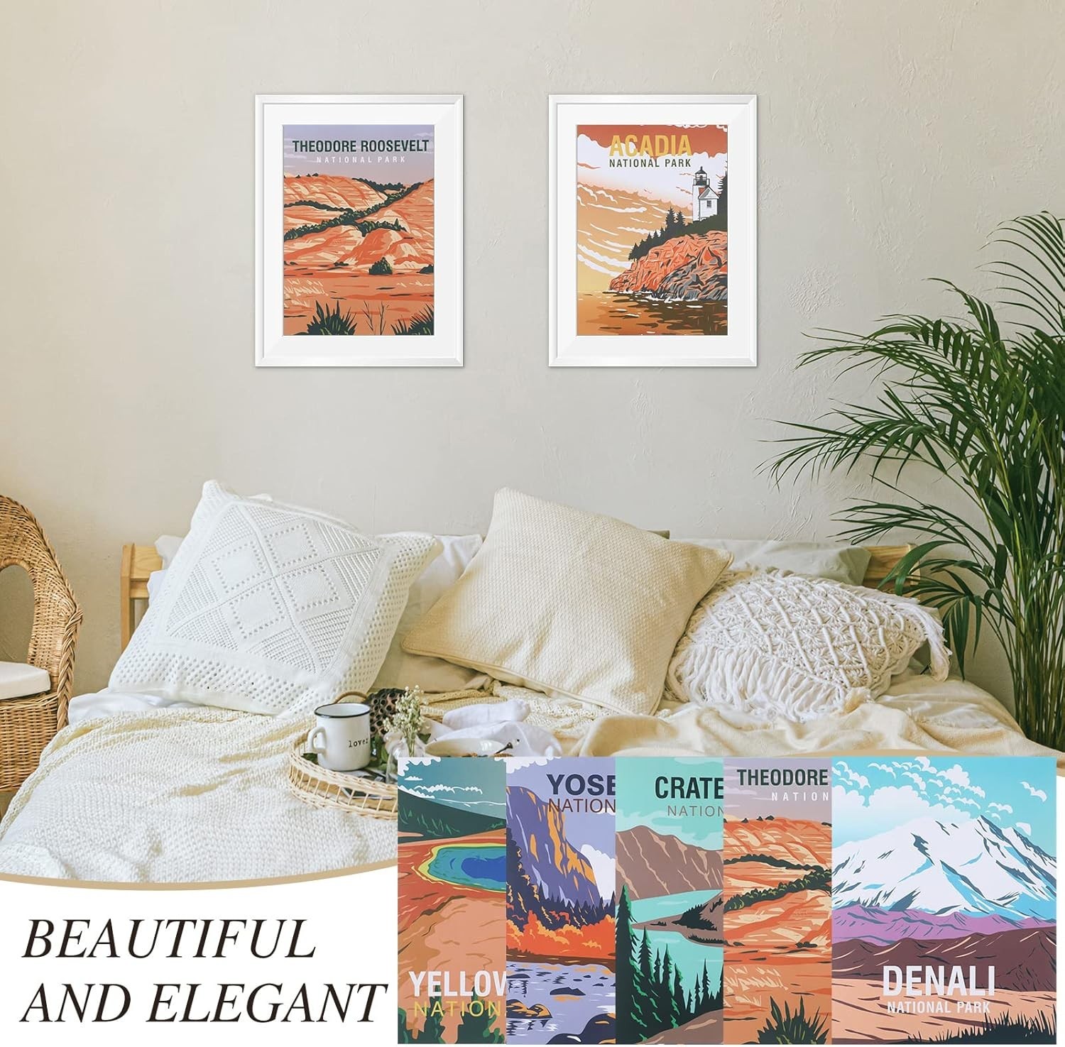 Vintage Landscape Posters – 16 Abstractive Art Prints for Home Design