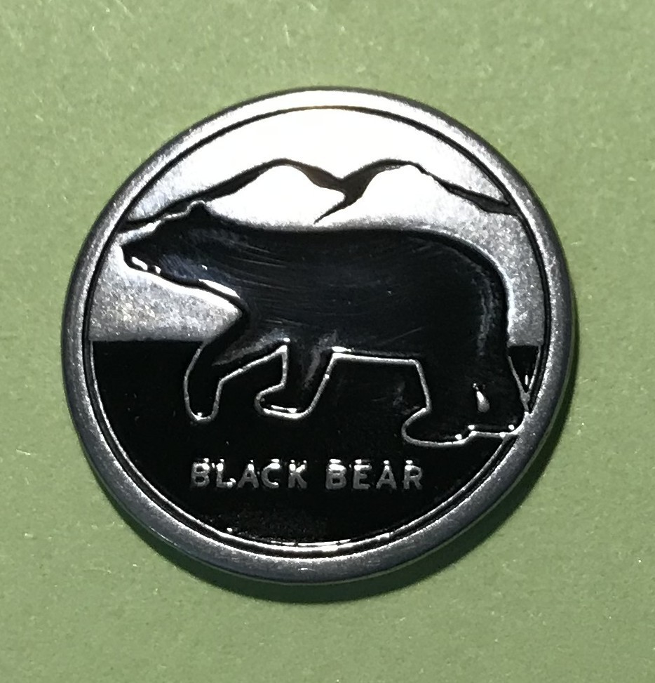 New Listing! Shenandoah National Park Black Bear Token