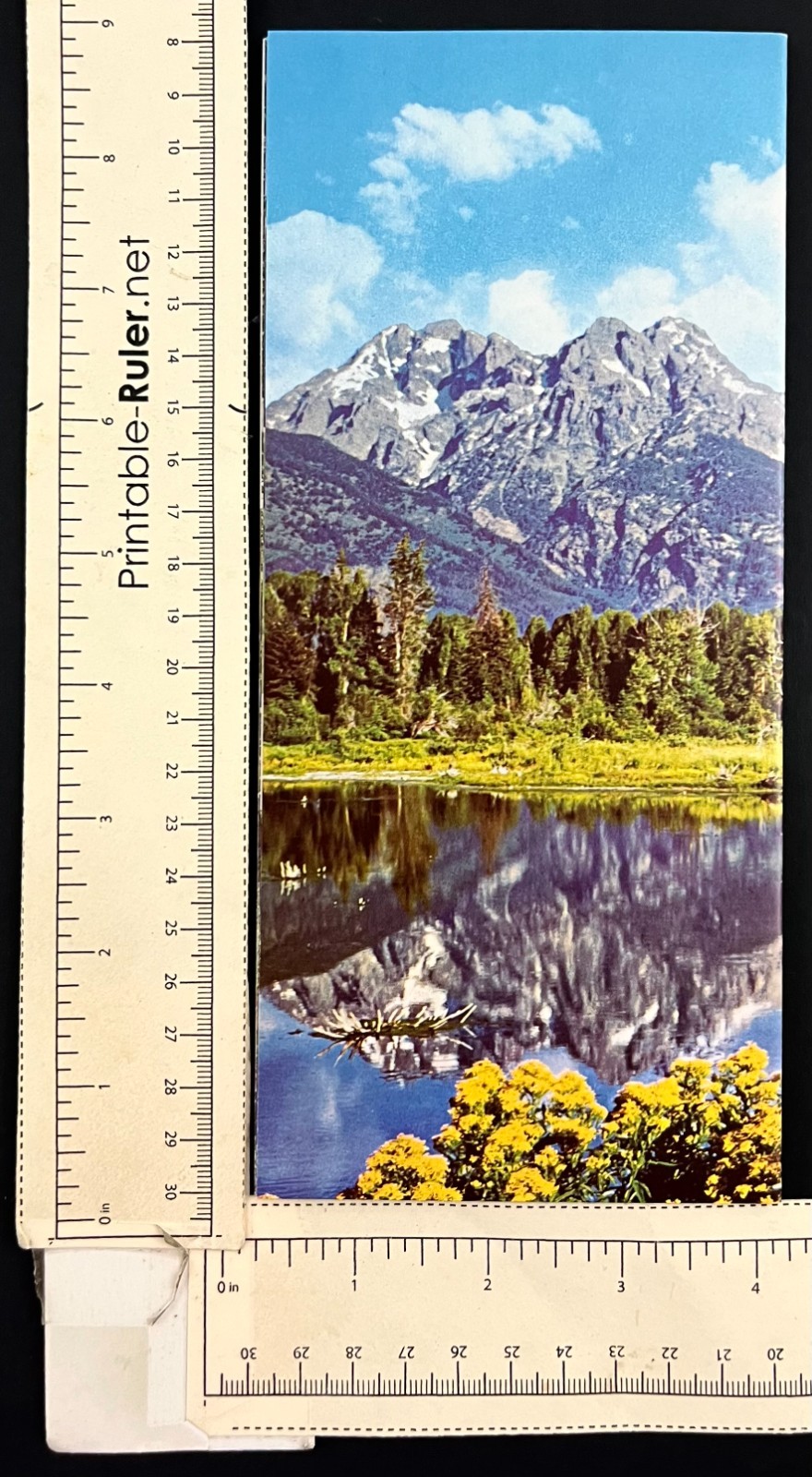 1980 Grand Teton National Park Wyoming Recreation Guide Vintage Travel Brochure