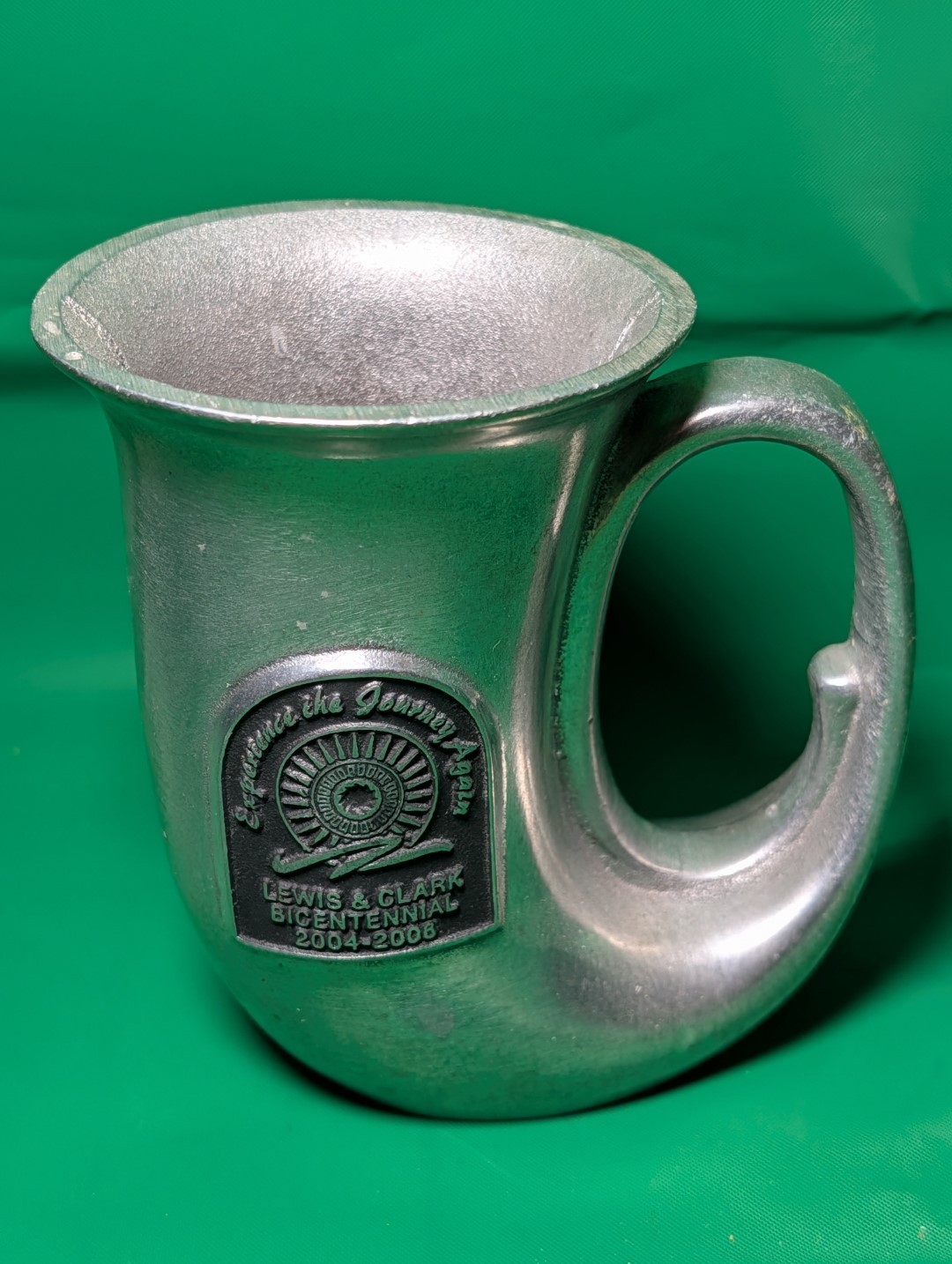 Lewis & Clark Bicentennial 2004-2006 Commemorative Pewter French Horn Coffee Mug