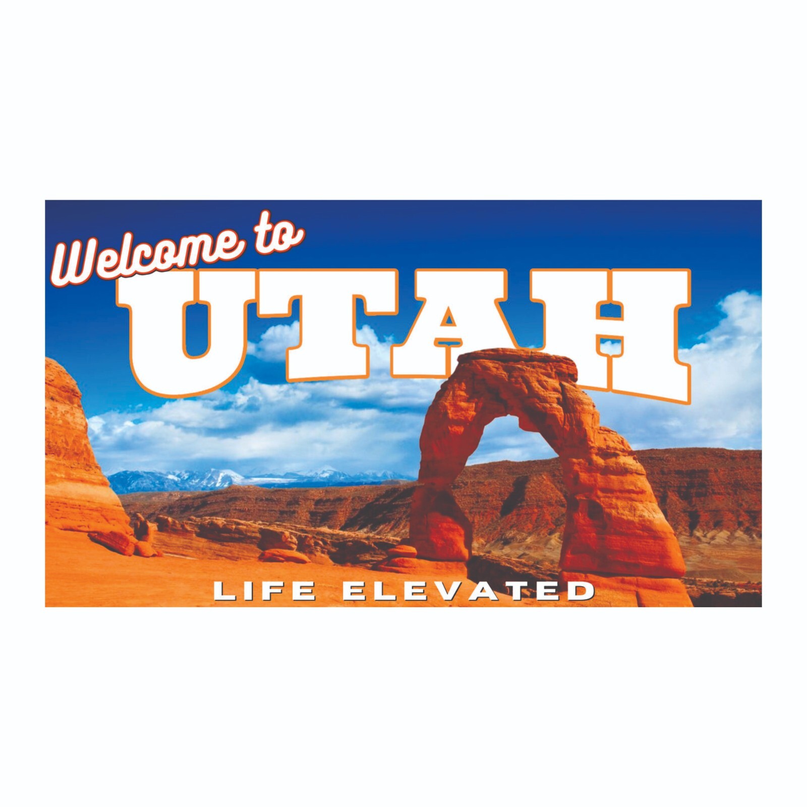 Welcome to Utah Sticker Decal Bumper Sticker