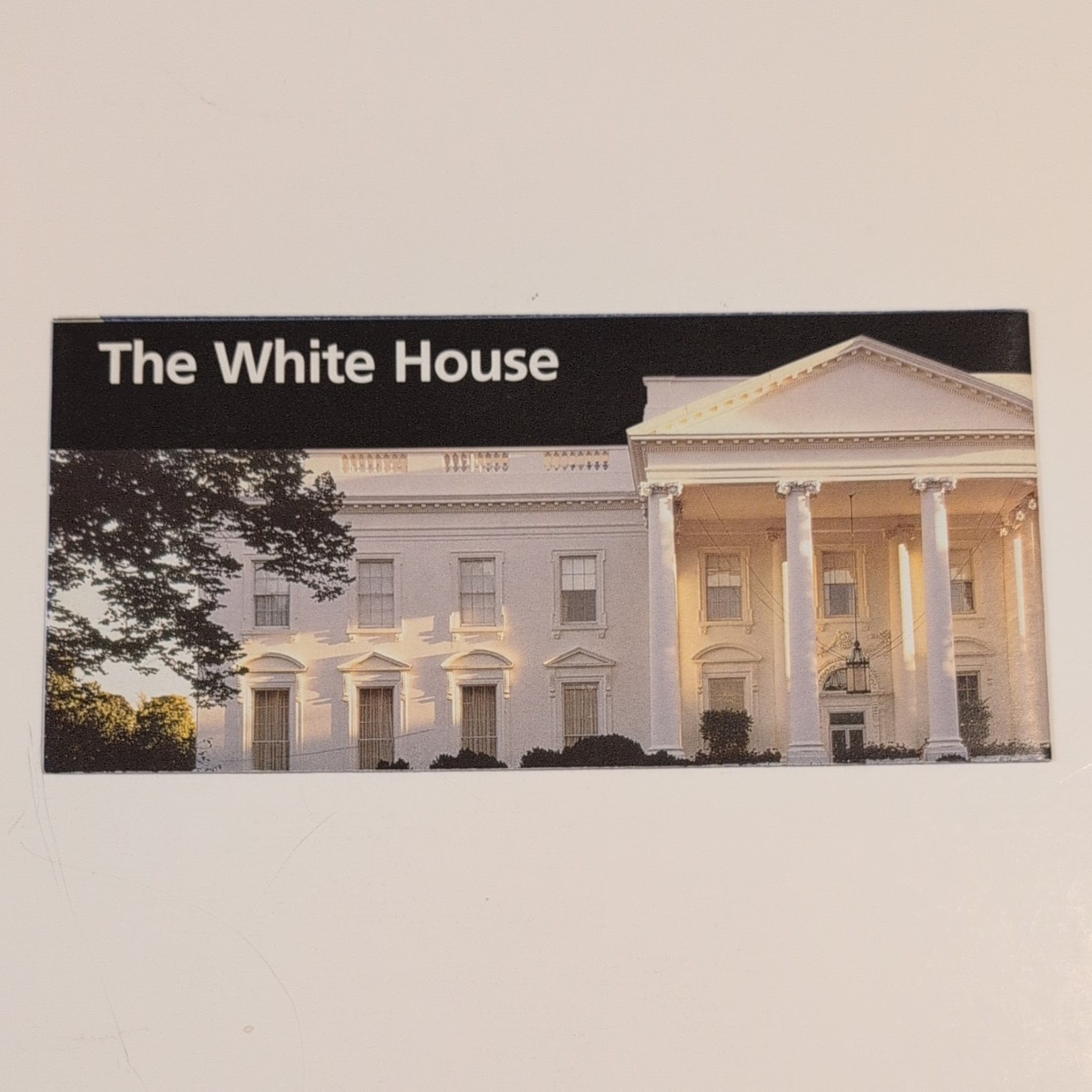 The White House National Park Service NPS Unigrid GPO 2006 Reprint 2004