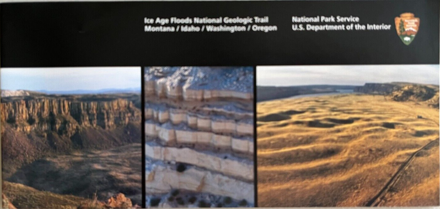 2026 ICE AGE FLOODS GEOLOGIC TRAIL NATIONAL PARK SERVICE UNIGRID BROCHURE/MAP