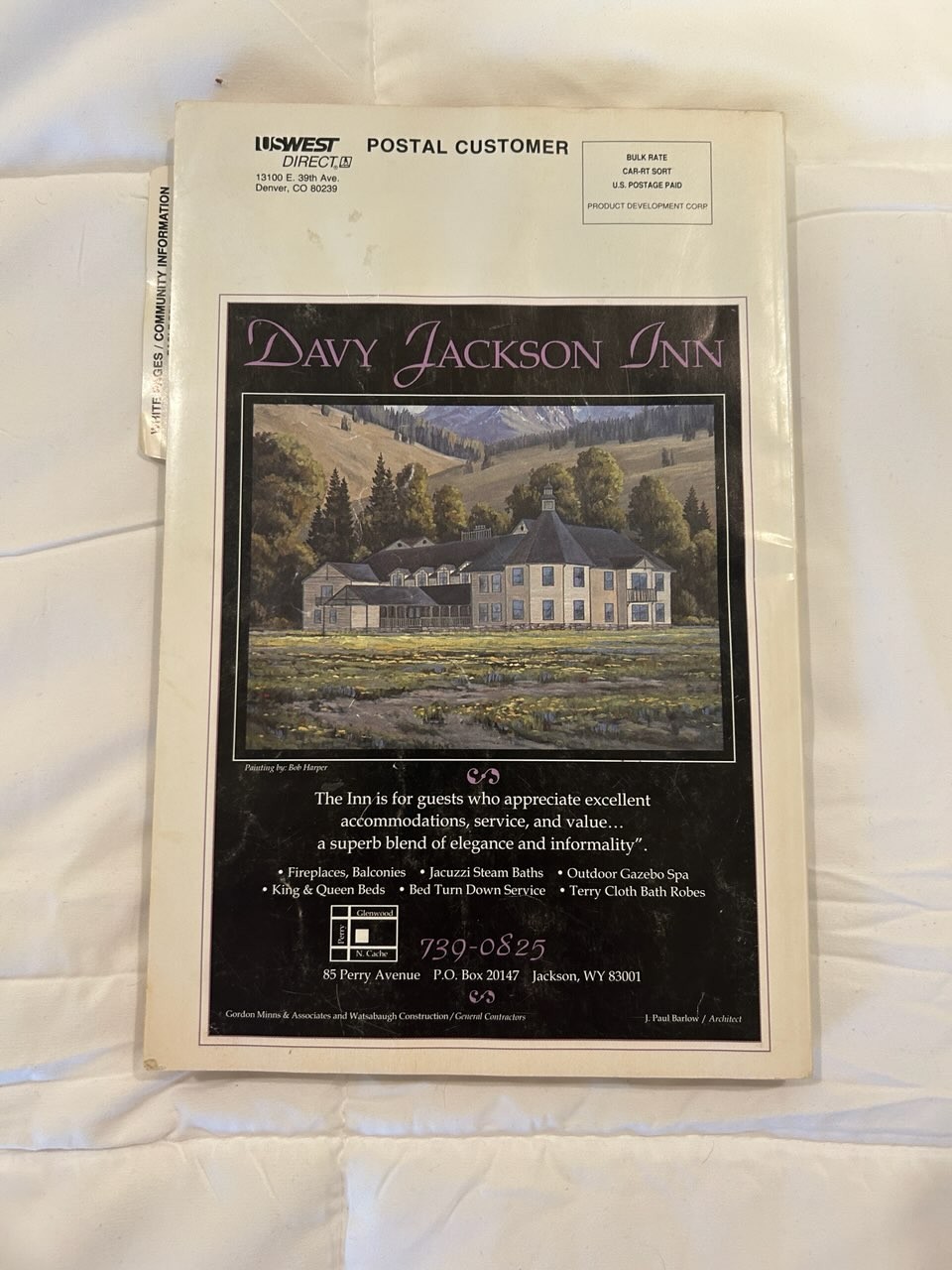 93-94 Yellow pages Jackson Hole Yellowstone Grand Teton National Parks Region