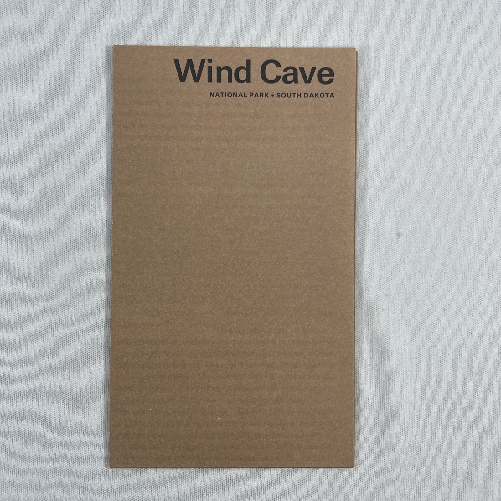 1974 Wind Cave National Park Vintage Travel Brochure South Dakota Map Info