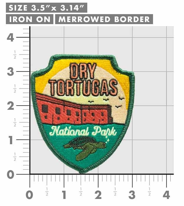 Dry Tortugas National Park Patch Iron-On Applique Souvenir Gift