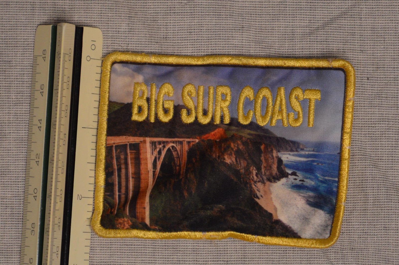 Big Sur Coast Patch Embroidered Rectangular Well Worn