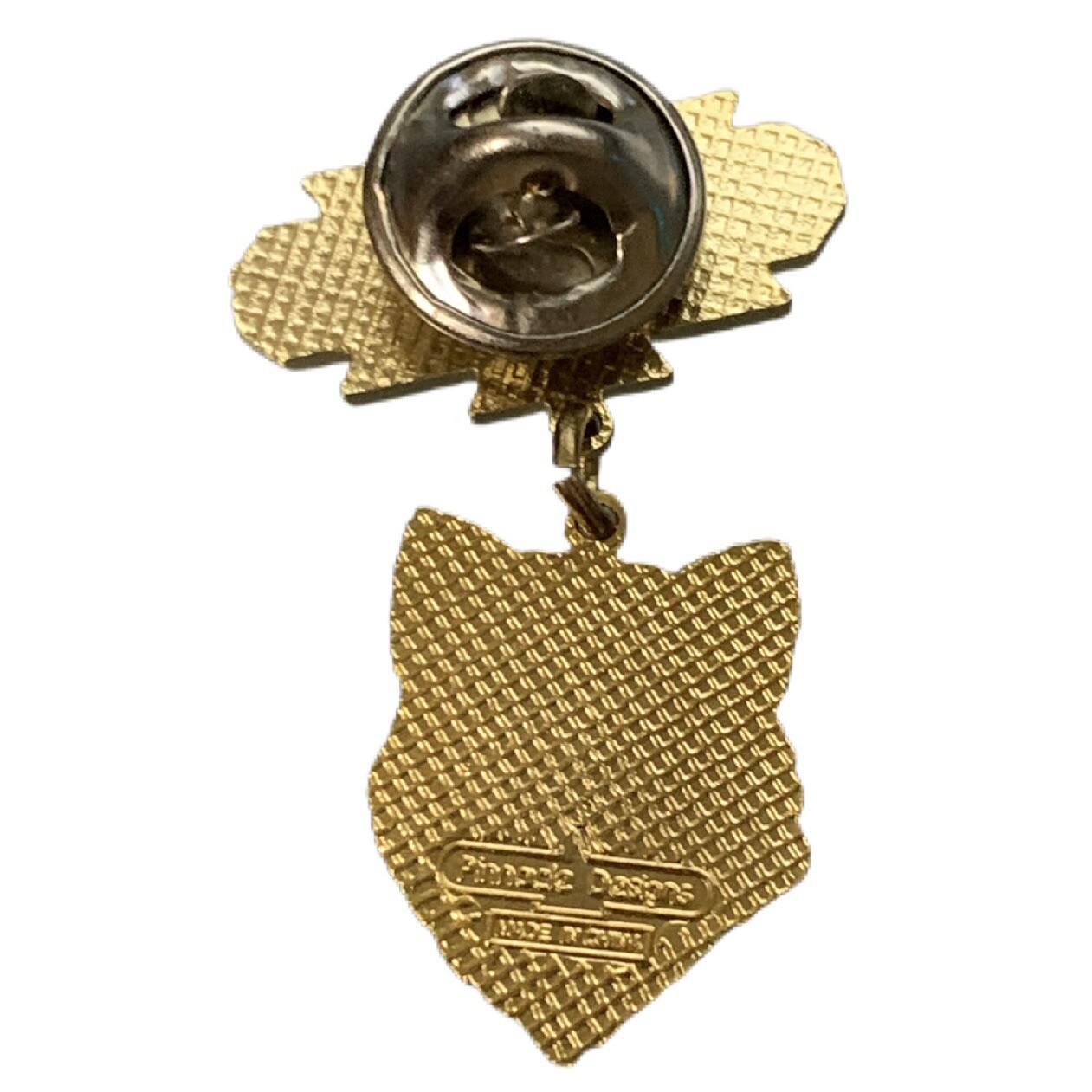 Yellowstone National Park Wolf Dangle Charm Travel Souvenir Pin