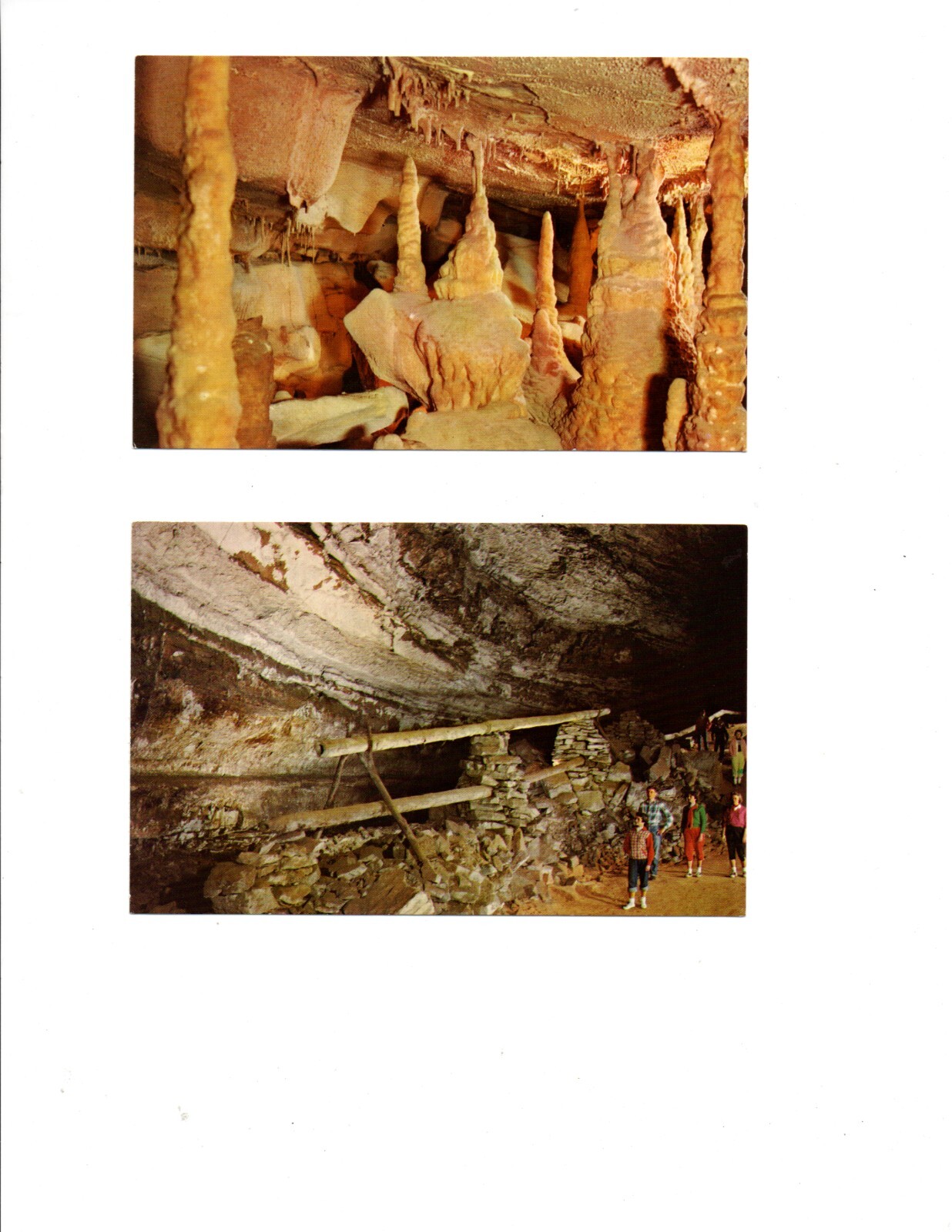 Vintage Mammoth Caves National Park (KY) Guides & Postcards Tourism Package