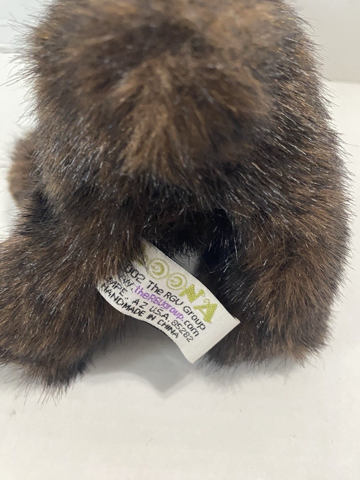 Vintage The Yosemite Wild Bear Project Plush Black Bear Ear Tag #130